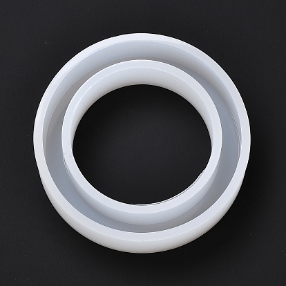 DIY Silicone Molds, for Bracelet Making, Resin Casting Pendant Molds, For UV Resin, Epoxy Resin Molds Making, Ring
