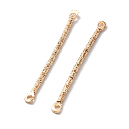 Iron Bar Connector Charms, Nickel Free, Textured