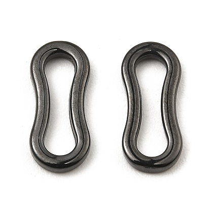 Bioceramics Zirconia Ceramic Linking Ring, Nickle Free, No Fading and Hypoallergenic, Number 8 Shaped Connector