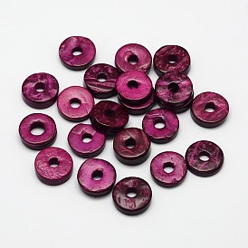 Dyed Donut Coconut Beads