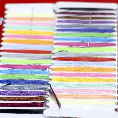Colorful Polyester Embroidery Threads for Cross Stitch, Embroidery Floss, DIY Friendship Bracelets String