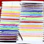 Colorful Polyester Embroidery Threads for Cross Stitch, Embroidery Floss, DIY Friendship Bracelets String