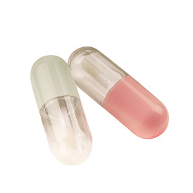 Jolis mini tubes de brillant à lèvres en forme de capsule, bouteilles de baume à lèvres rechargeables, conteneurs d'échantillons