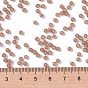 Миюки круглые бусины рокайль, японский бисер, 11/0, алебастр с серебряной подкладкой