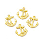 Rack Plating Alloy Pendants, Cadmium Free & Lead Free & Nickle Free, Anchor Charms