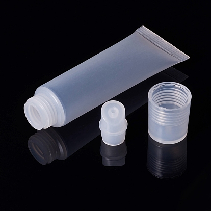 PE Plastic Screw Cap Bottles, for Lip Gloss, Cream, Lotion