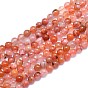 Natural South Red Agate Beads Strands, Round