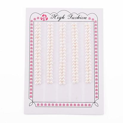Perlas naturales perlas de agua dulce cultivadas, medio-perforado, Rondana plana