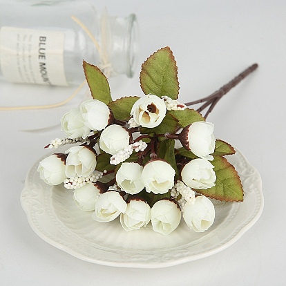 Fleur artificielle d'eucalyptus en plastique, pour la fête de mariage décoration de la maison accessoires de mariage