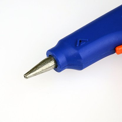 DIY Jewelry Tool Sets, Glue Gun with Thirty Plastic Sticks, Type C Plug(European Plug), 135~190x7~105mm, Voltage: 100-240V, Rate of Work: 20W