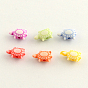 Craft Style Acrylic Beads, Tortoise, 12x8x5mm, Hole: 2mm, about 2300pcs/500g