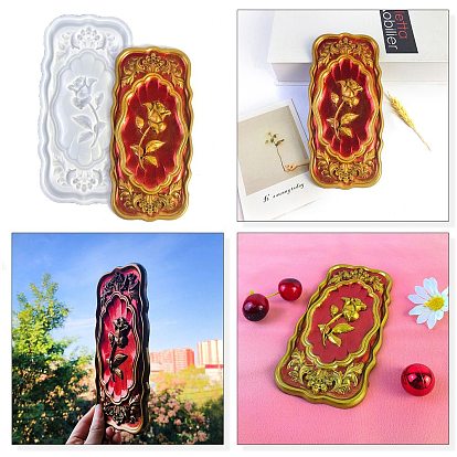 DIY Flower Silicone Decoration Molds, Decoration Making, Resin Casting Molds, For UV Resin, Epoxy Resin Jewelry Making