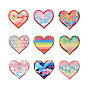 Computerized Embroidery Cloth Iron on/Sew on Patches, Costume Accessories, Heart