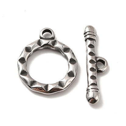 316 Stainless Steel Toggle Clasps, Ring