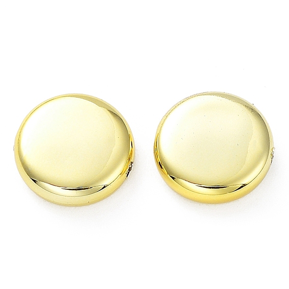 Perles acryliques, ccb perles en plastique, plat rond
