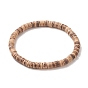 Coconut Beaded Stretch Bracelet for Men Women