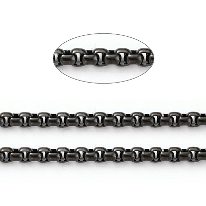 Placage ionique (ip) 304 chaînes en acier inoxydable, non soudée, avec bobine