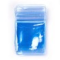 Pvc rectangle zip lock sacs, sacs d'emballage refermables, sac auto-scellant