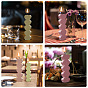 Moules à bougies en silicone diy multi-coeur pilier, pour la fabrication de bougies parfumées