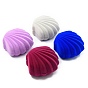 Velet Jewelry Boxes, for Necklaces, Rings, Earrings and Pendants, Shell Shapes