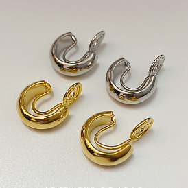 Minimalist C-type non-pierced ear clip, European and American style, fashionable and unique.