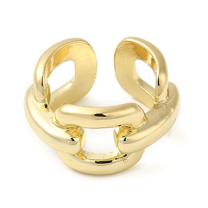 Латунные открытые кольца манжеты, женское кольцо в виде цепочки
