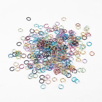 Aluminum Wire Open Jump Rings, Ring