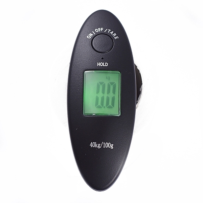 Portable Handheld Electronic Weighing Scales, 40kg/100g 88Lb Capacity Digital Electronic Luggage Scale, with LCD Display and Battery Included