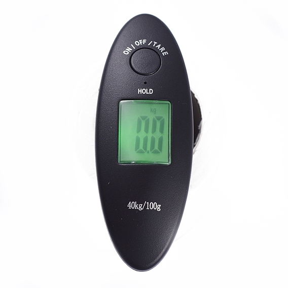 Portable Handheld Electronic Weighing Scales, 40kg/100g 88Lb Capacity Digital Electronic Luggage Scale, with LCD Display and Battery Included