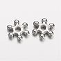 304 Stainless Steel Spacer Beads, Snowflake