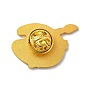 Color Palette Enamel Pin, Funny Alloy Enamel Brooch for Backpacks Clothes, Golden