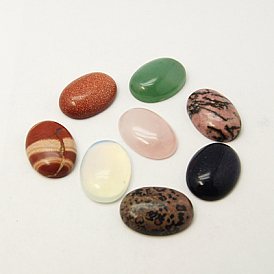 Cabochons de pierres fines, ovale, 25x18x6~8mm