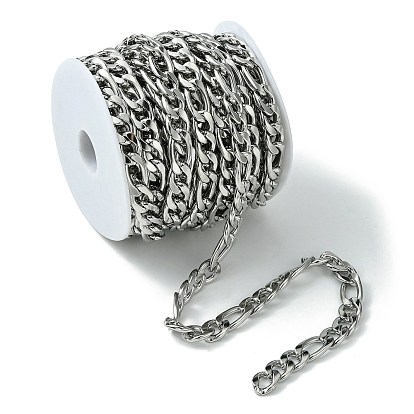 Stainless Steel Figaro Chains, Unwelded