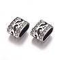 304 Stainless Steel Slide Charms, with Crystal Rhinestone, Oval
