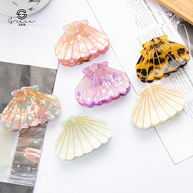 5cm Seashell Hair Clip for Back of Head - Graceful and Stylish