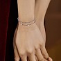 925 многорядные браслеты-сателлиты из стерлингового серебра с бусинами в виде звезд, ювелирный подарок женщине девушке