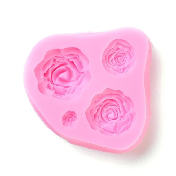 Silicone Molds, Resin Casting Molds, For UV Resin, Epoxy Resin Jewelry Making, Flower, Rose