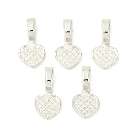 Тибетский сплав стиля клей-на плоской прокладки поручительств, без кадмия и без свинца, сердце