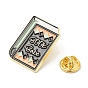 Reading Theme Zinc Alloy Enamel Pins, Brooch for Backpack Clothes
