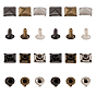 Brass Rivet Studs, with Iron Findings, For Purse, Bags, Boots, Leather Crafts Decoration