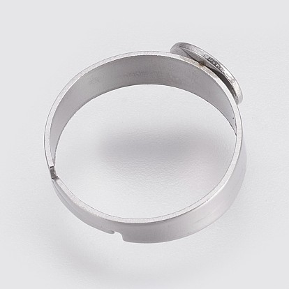 Регулируемые 304 настройки контактного кольца из нержавеющей стали, плоско-круглые