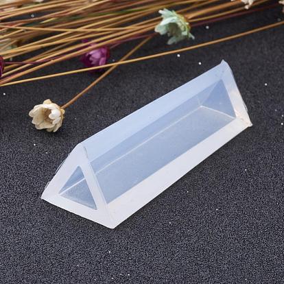 Triangular Prism Shape DIY Silicone Molds, Resin Casting Molds, For UV Resin, Epoxy Resin Jewelry Making