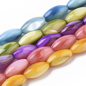 Natural Freshwater Shell Beads, Dye, Rice