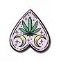 Weed Pattern Theme Printed  Acrylic Pendants, Heart/Bottle/Bag Charms