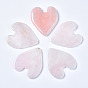 Натуральный розовый кварц сердце гуаша камень, инструмент для массажа со скребком гуа ша, для спа расслабляющий медитационный массаж