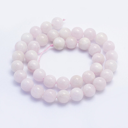 Chapelets de perles morganite naturelles  , ronde, classe ab