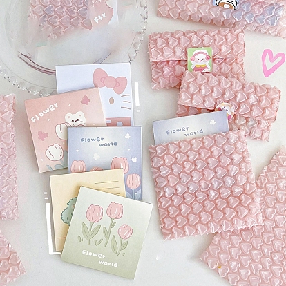 Plastic Package Bags, Heart Bubble Mailer, Rectangle