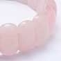 Natural Gemstone Beads Stretch Bracelets, Rectangle