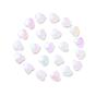 100Pcs Eco-Friendly Transparent Acrylic Beads, Dyed, AB Color, Heart