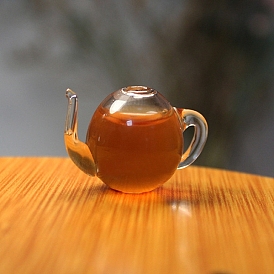 Glass Pendants, Teapot Shapes